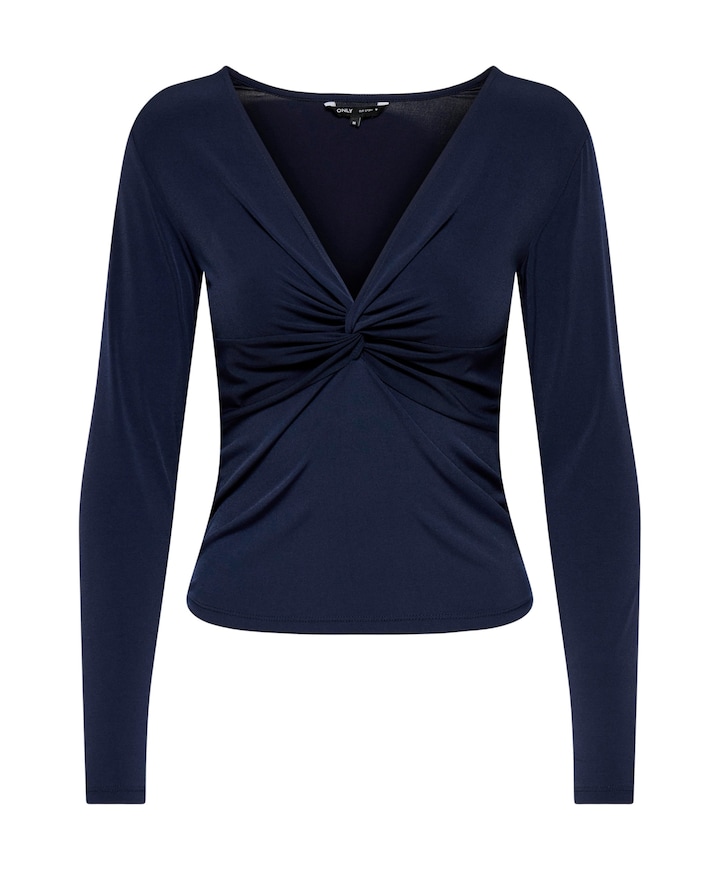 Dames longsleeve blauw