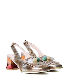 dames slingbacks goud