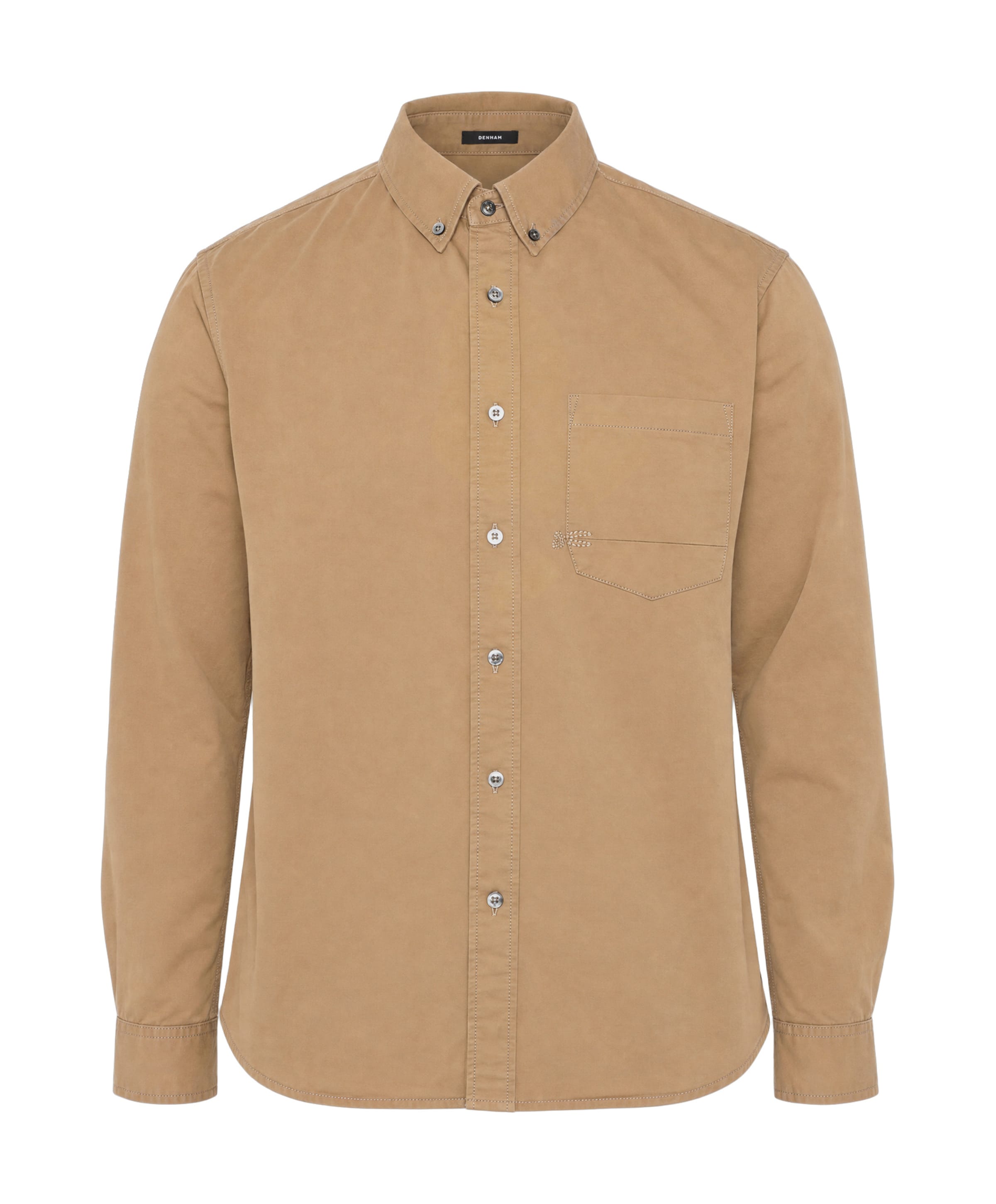 Heren overshirt beige
