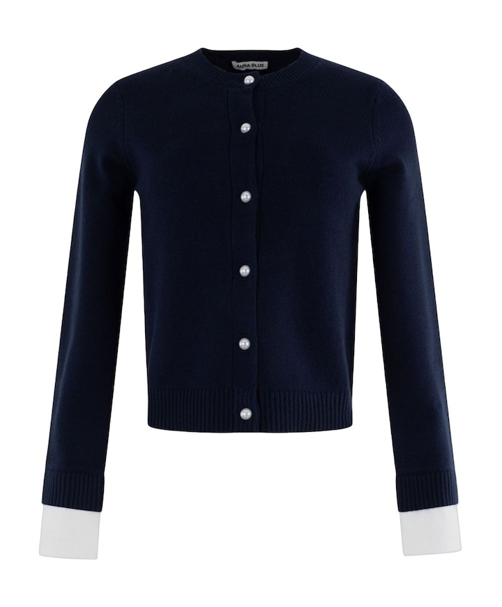 Dames vest blauw