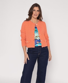 Dames blazer oranje