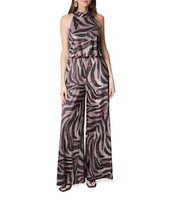 dames jumpsuit bruin