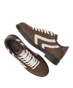 Fae Lois dames sneakers bruin