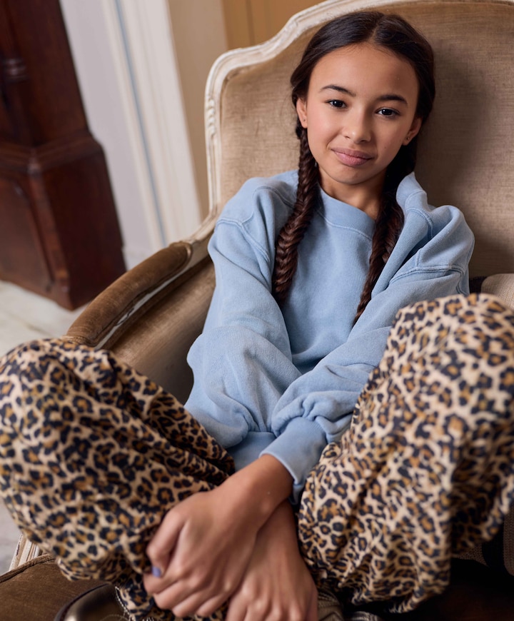 KARYN  meisjes broek beige