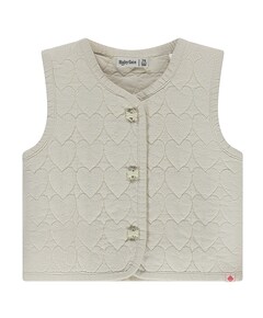 Meisjes gilet beige
