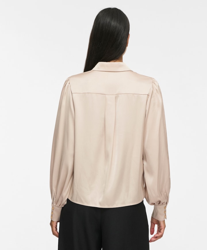 Dames blouse beige