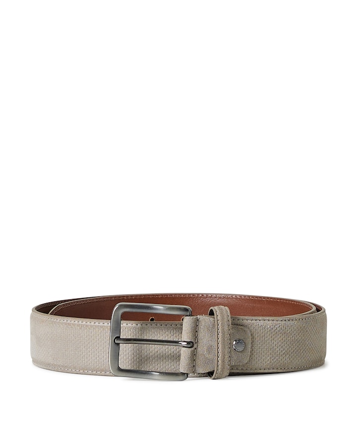 Heren riem grijs