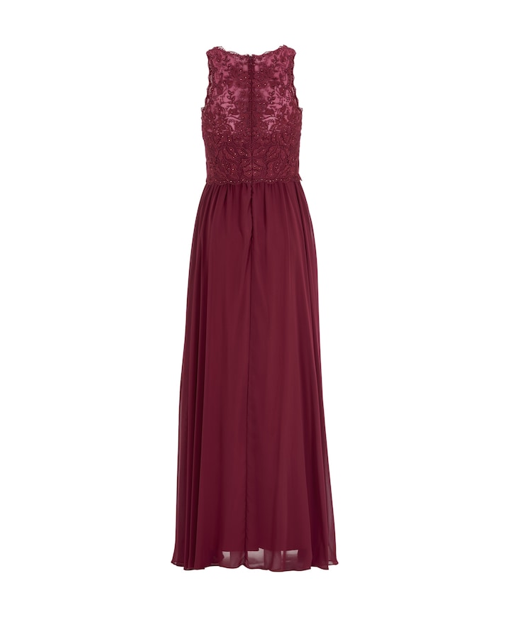Dames jurk bordeaux