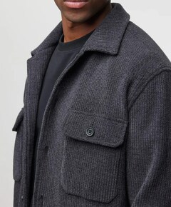 Heren overshirt blauw