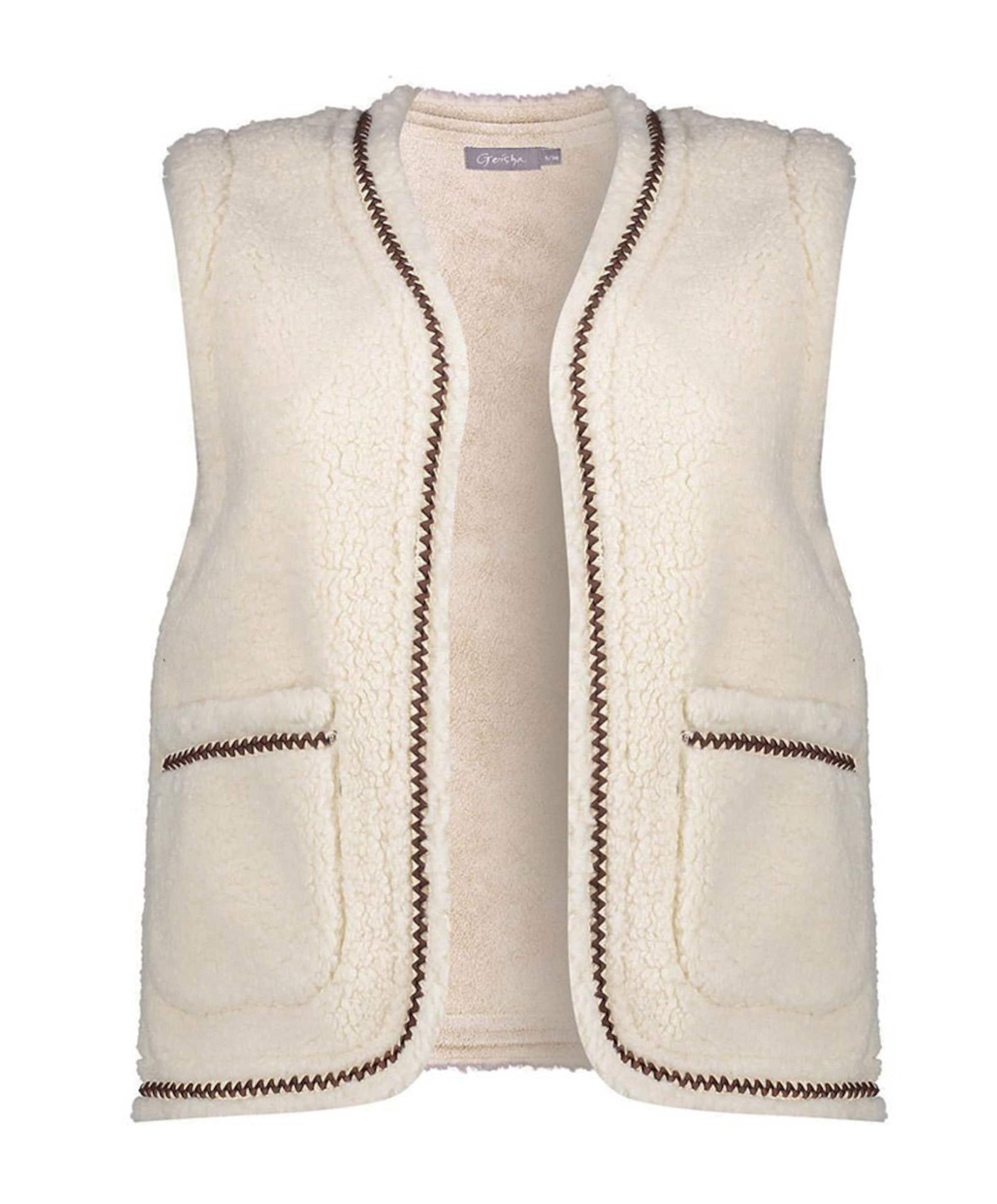 Dames gilet ecru