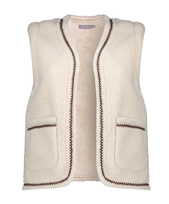 Dames gilet ecru