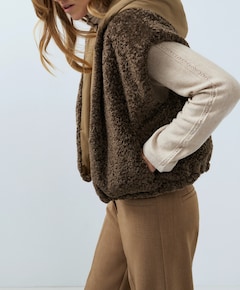 Dames bodywarmer bruin
