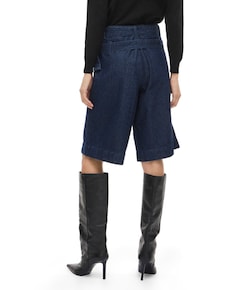 VIADONA HW BELTED jorts blauw