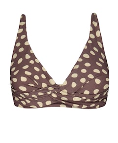 Dames bikinitop bruin