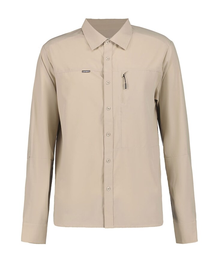 Heren vest beige