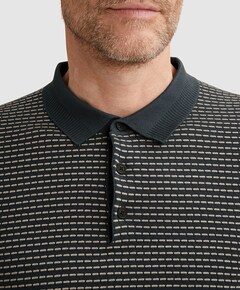 Heren polo blauw