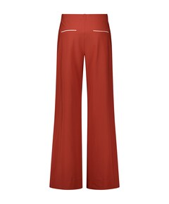 Lexie piping dames broek brique