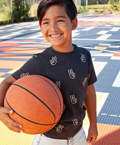 Jongens t-shirt grijs