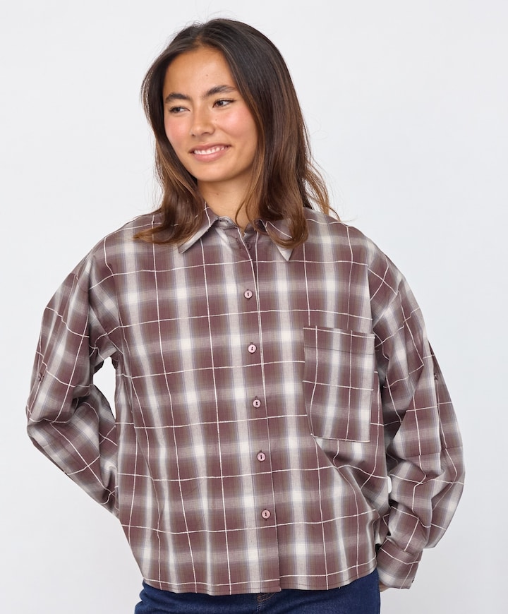Dames blouse rood