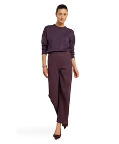 Marlis bonded barrel dames broek bordeaux