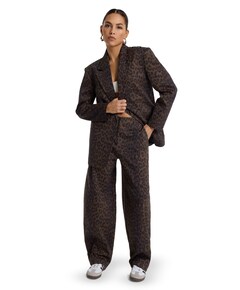 ANIMAL BARREL dames broek beige