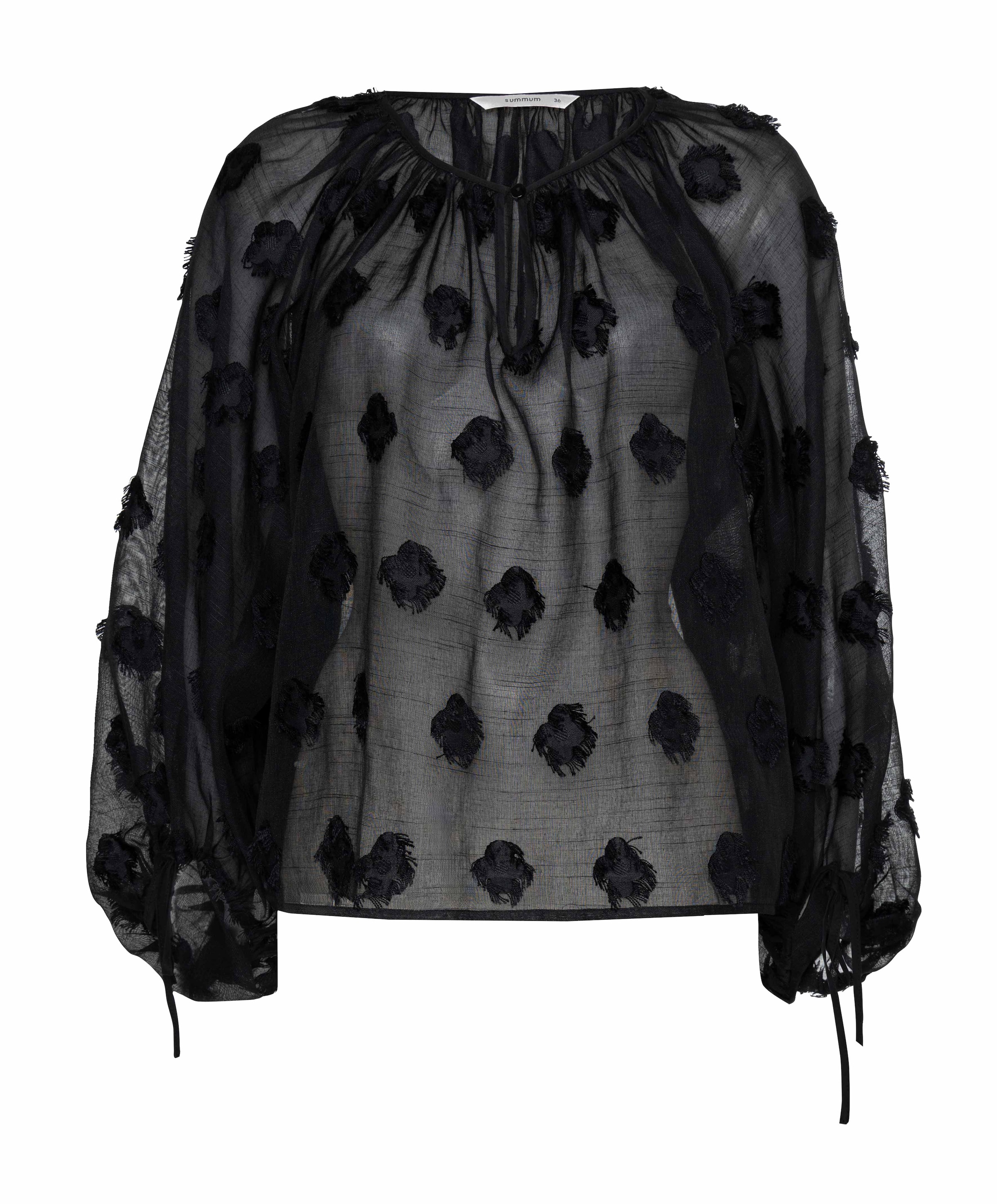 Dames blouse zwart