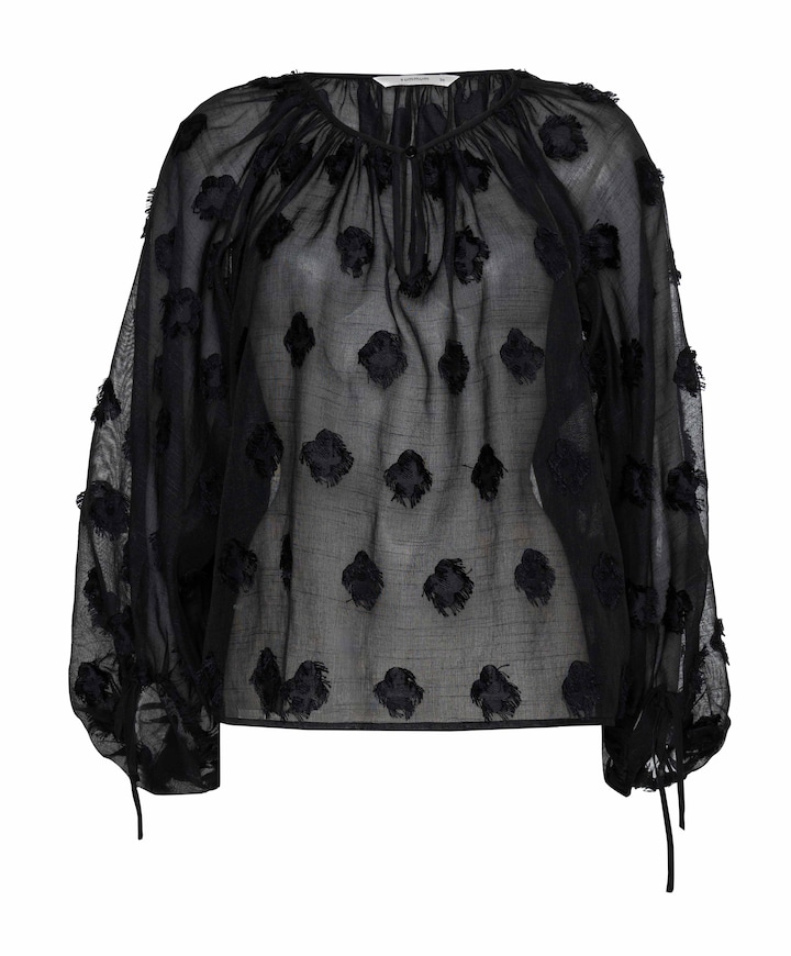 Dames blouse zwart