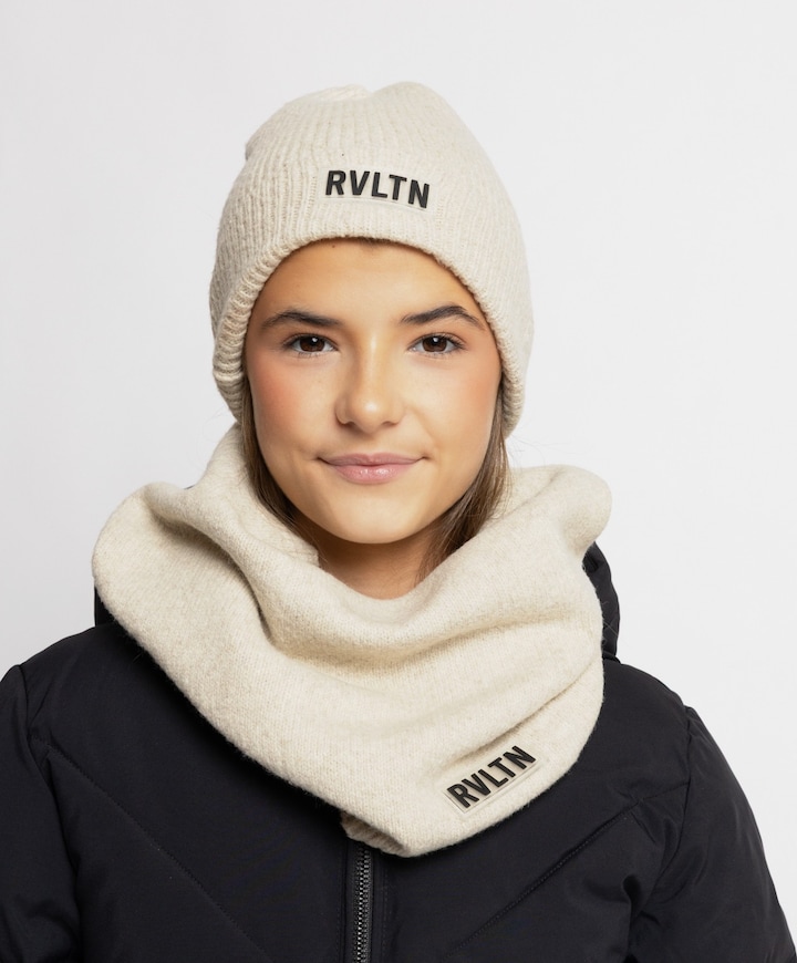 Meisjes sjaal beige