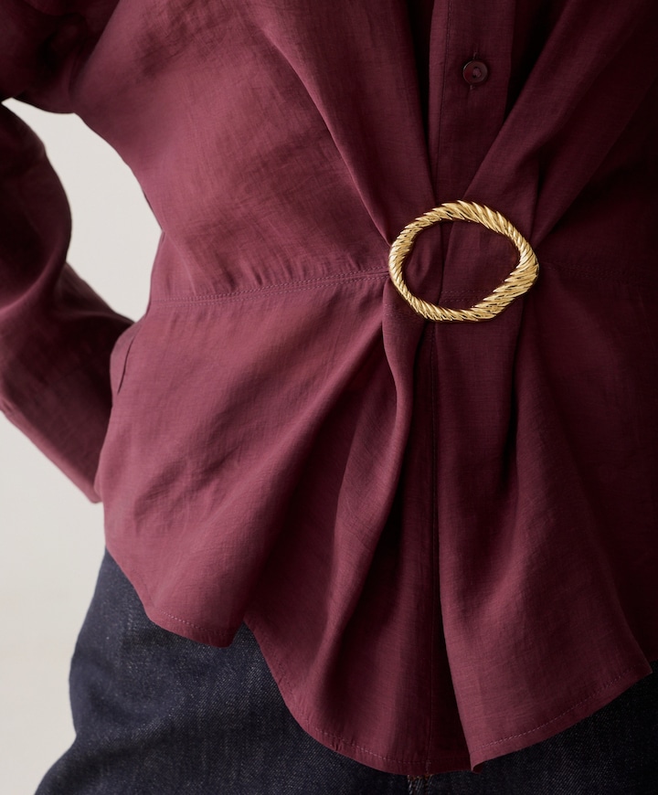 Dames blouse bordeaux