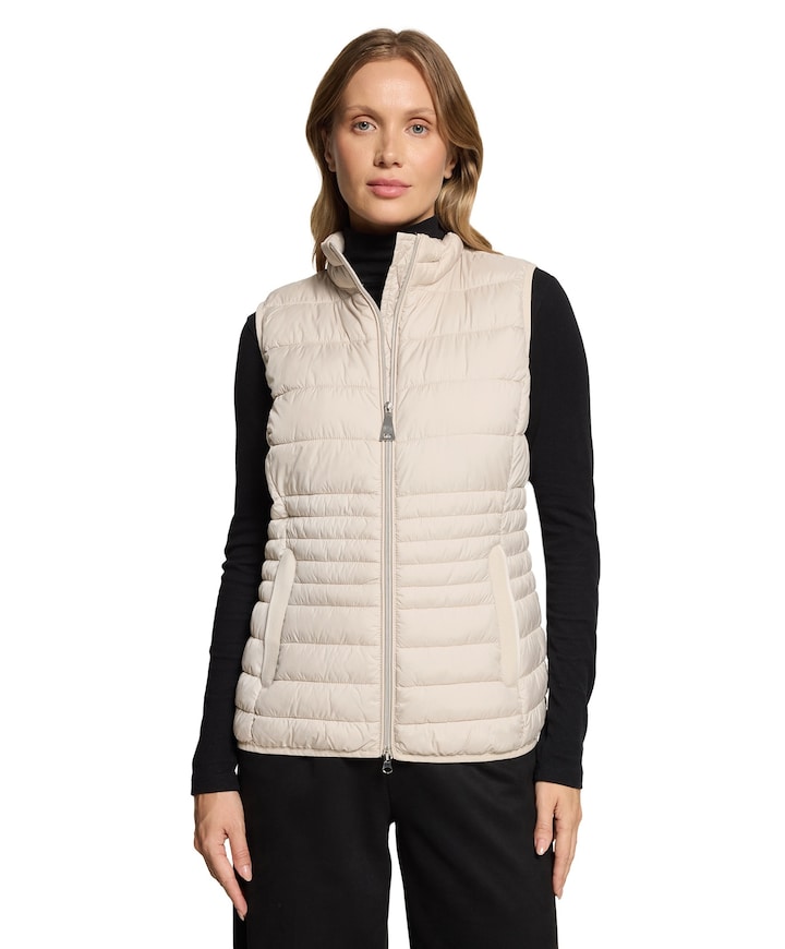 Dames bodywarmer beige