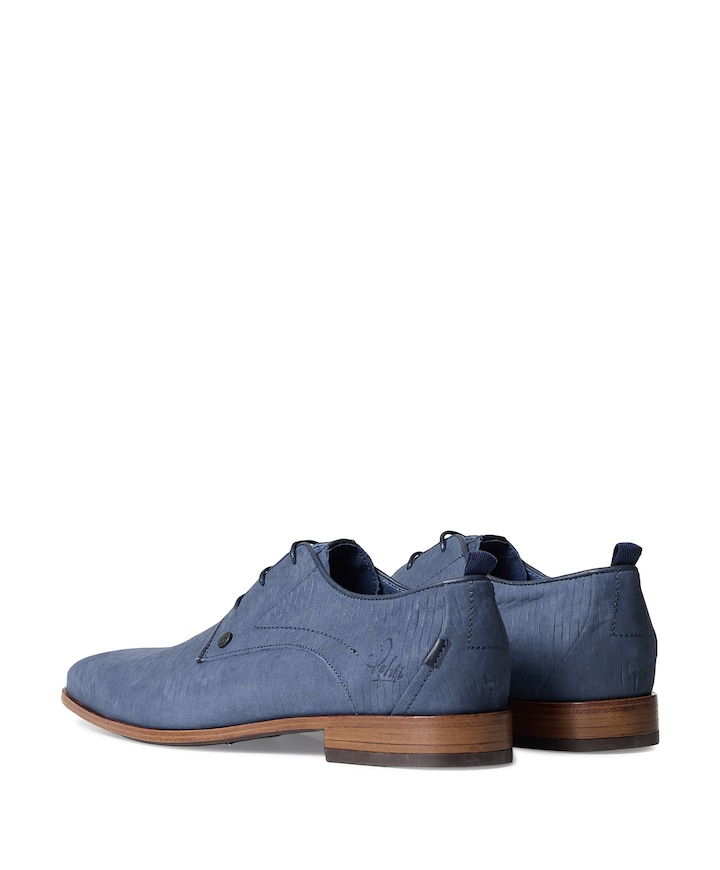 Greg Stones heren veterschoenen blauw