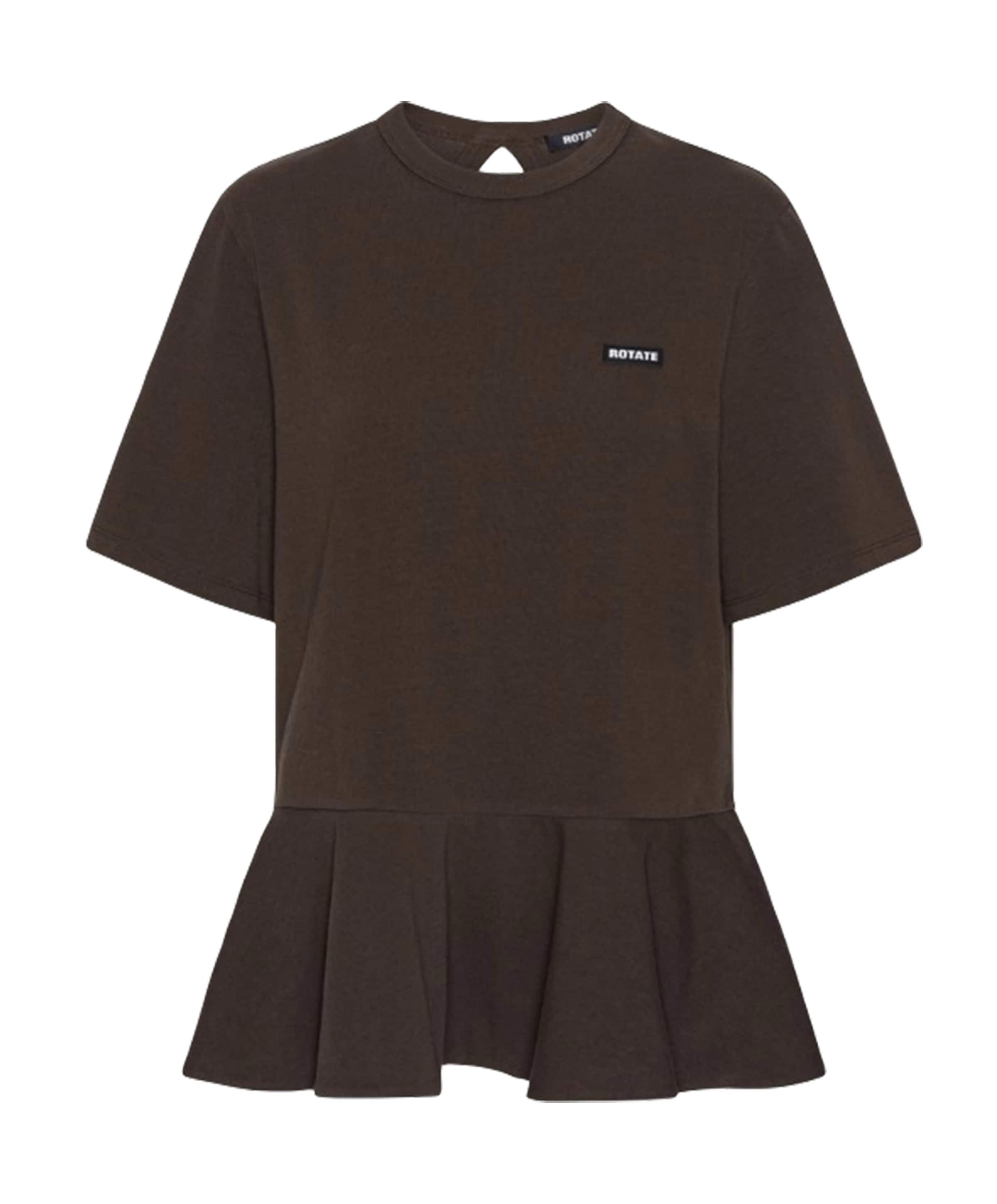Dames T-shirt bruin