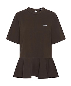 Dames T-shirt bruin