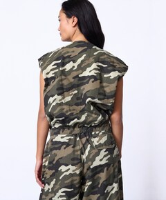 Dames gilet groen