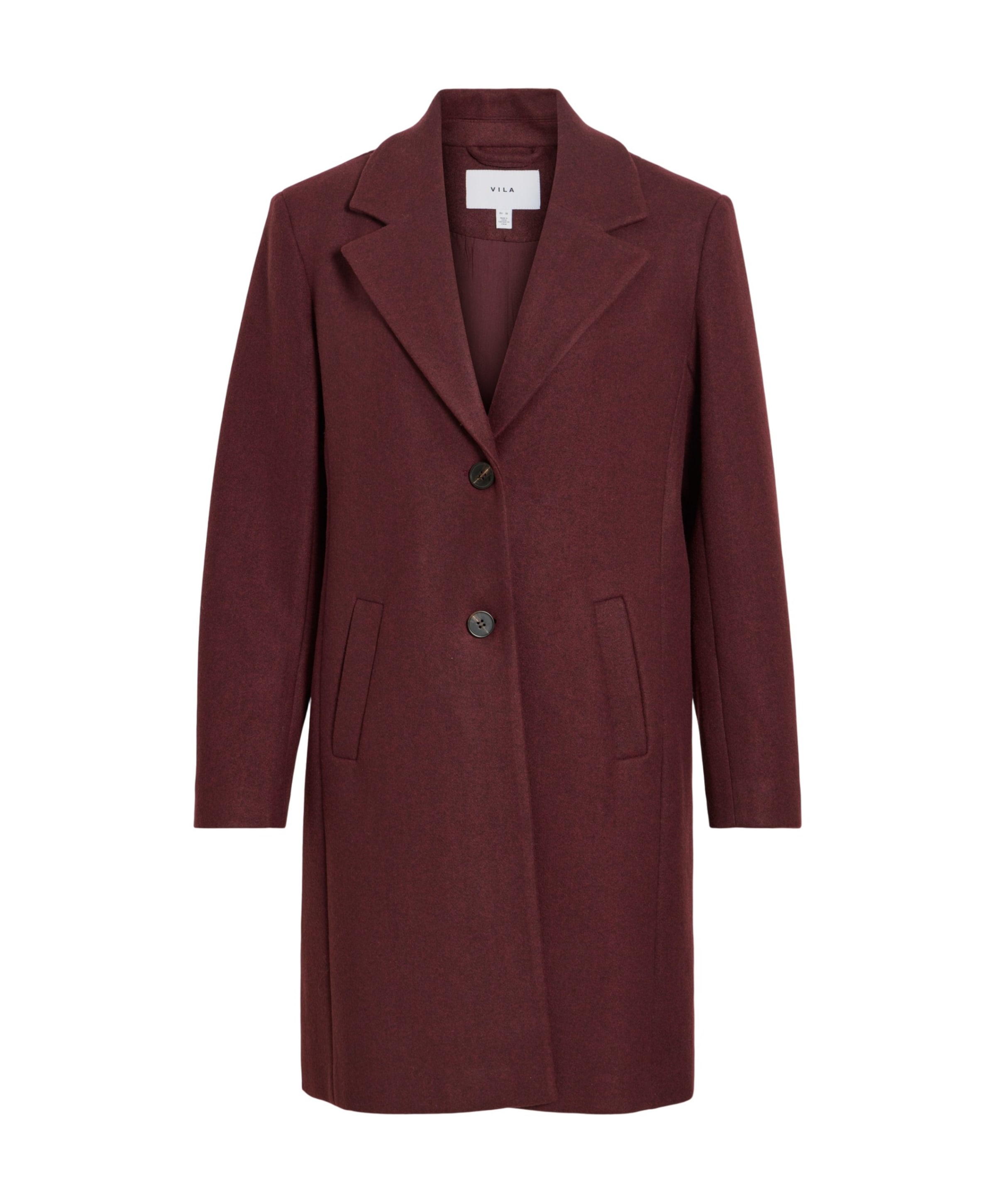 Dames jas bordeaux