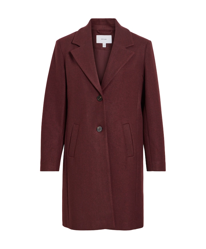 Dames jas bordeaux