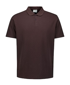 Heren polo bruin