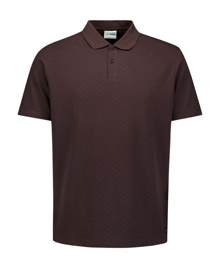 Heren polo bruin