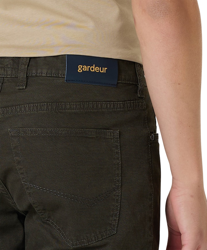 5-Pocket Modern Fit heren broek groen