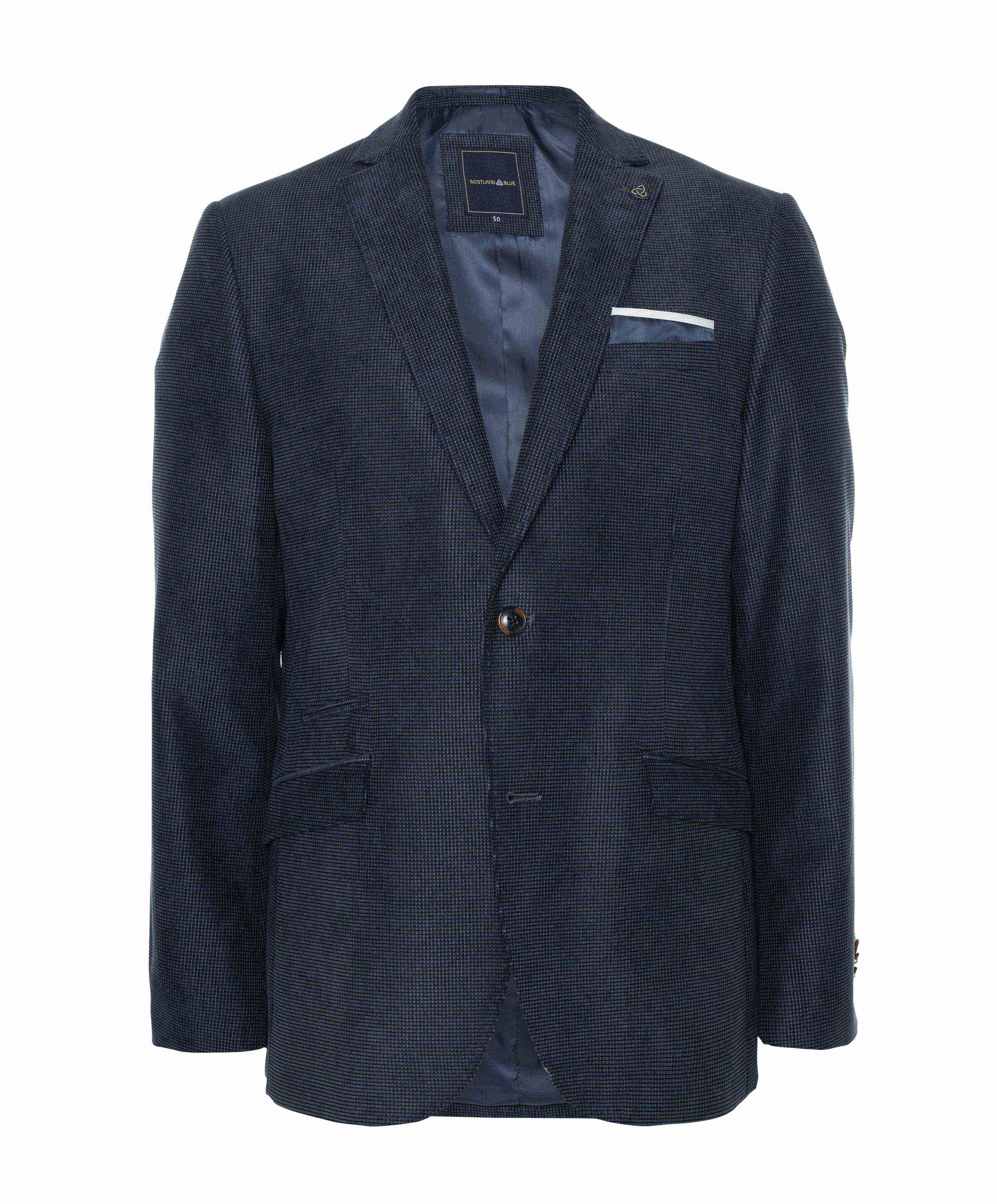 Heren colbert blauw