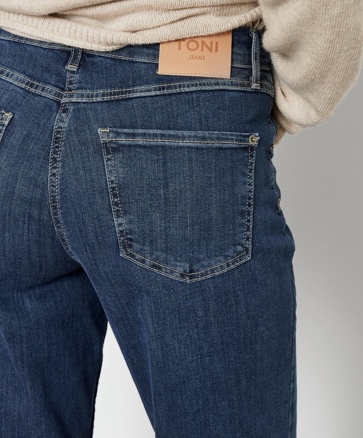 Liv New Wide dames jeans blauw