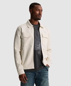 Heren overshirt ecru