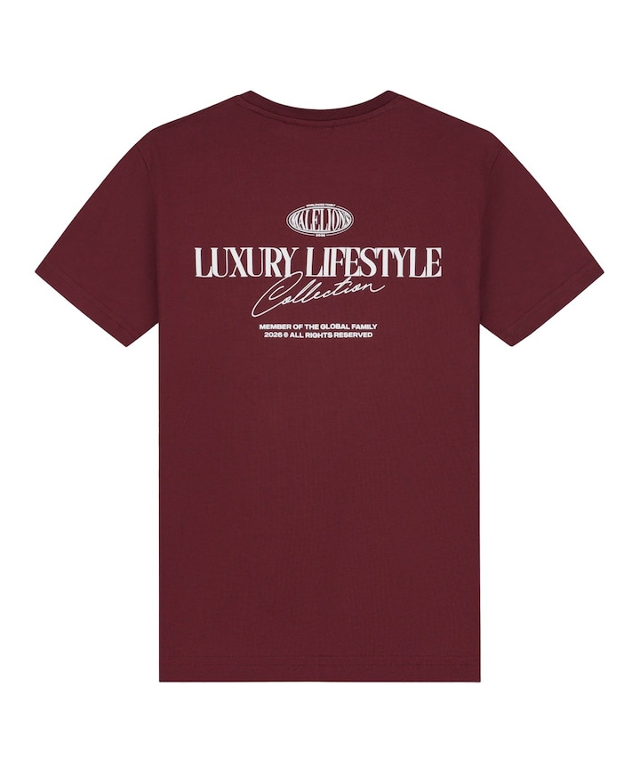 Jongens T-shirt bordeaux