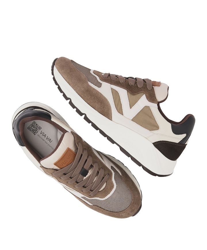 Owen Cody heren sneakers bruin