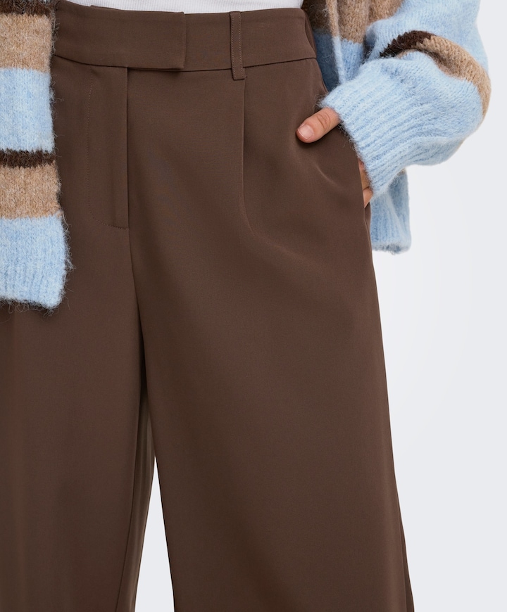 ONLLINDA-BERRY HW STR CC TLR dames broek bruin