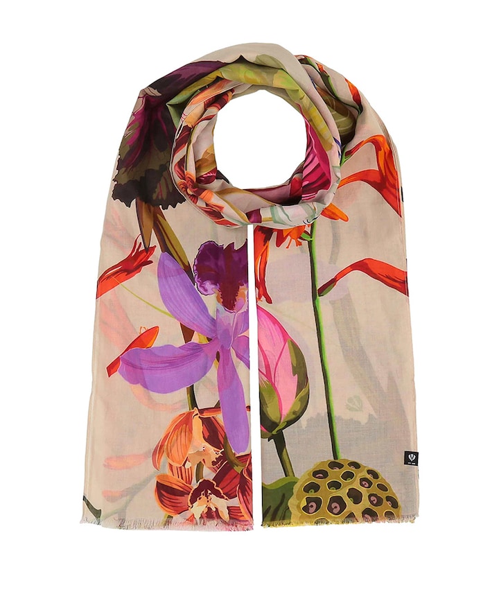 Dames sjaal multicolor