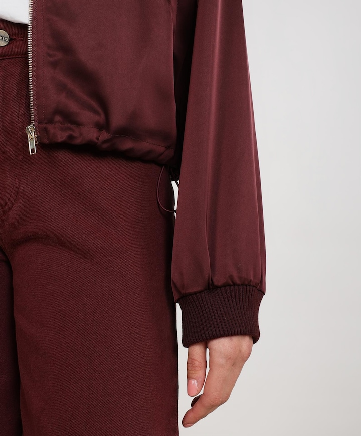Dames jas bordeaux