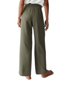 Marou crinkle dames broek groen