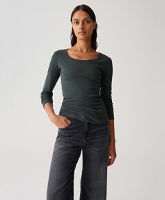 Dames longsleeve groen