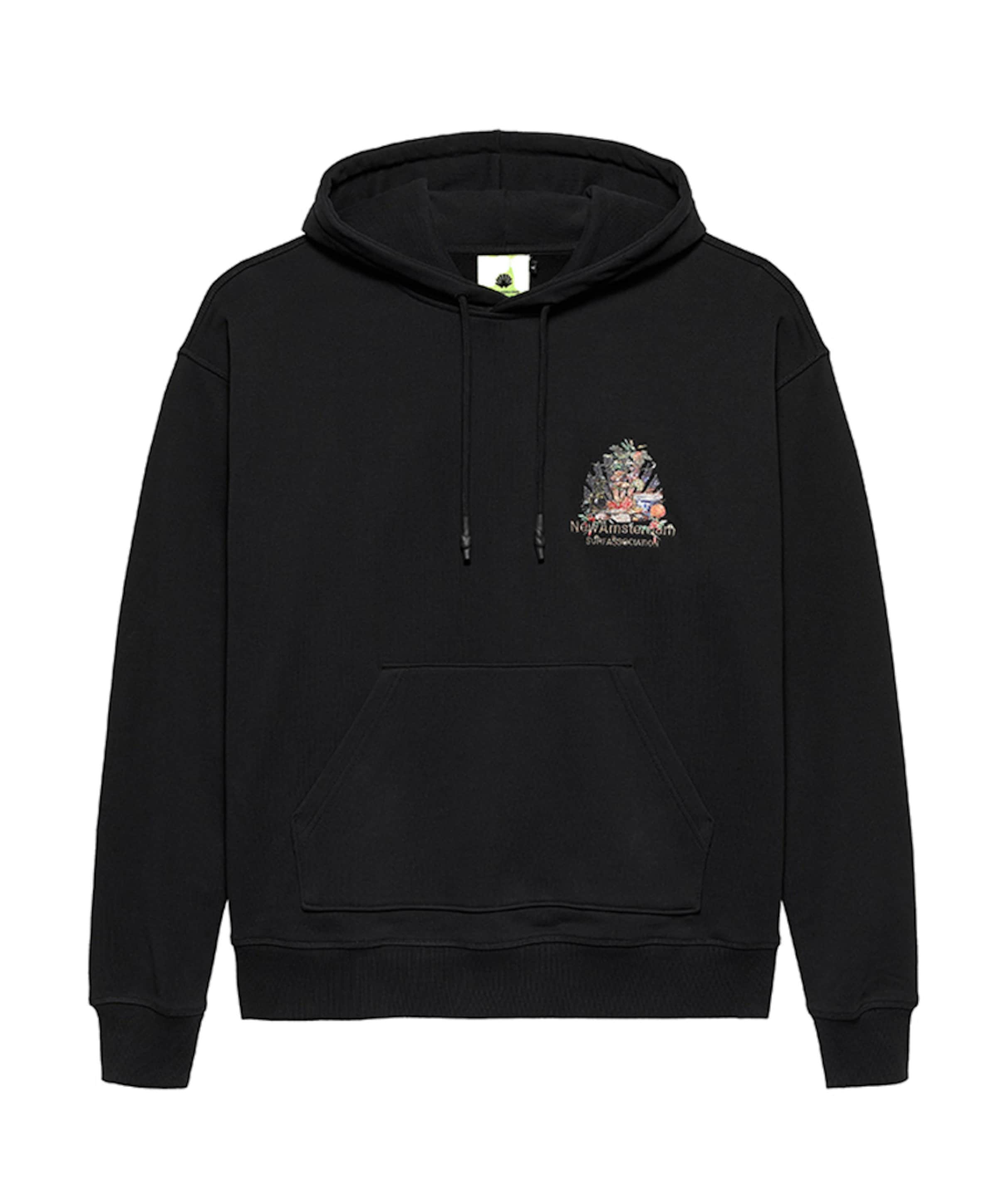 Heren hoodie zwart